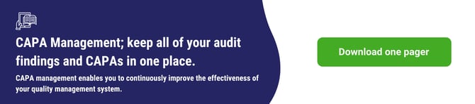 one pager CAPA management