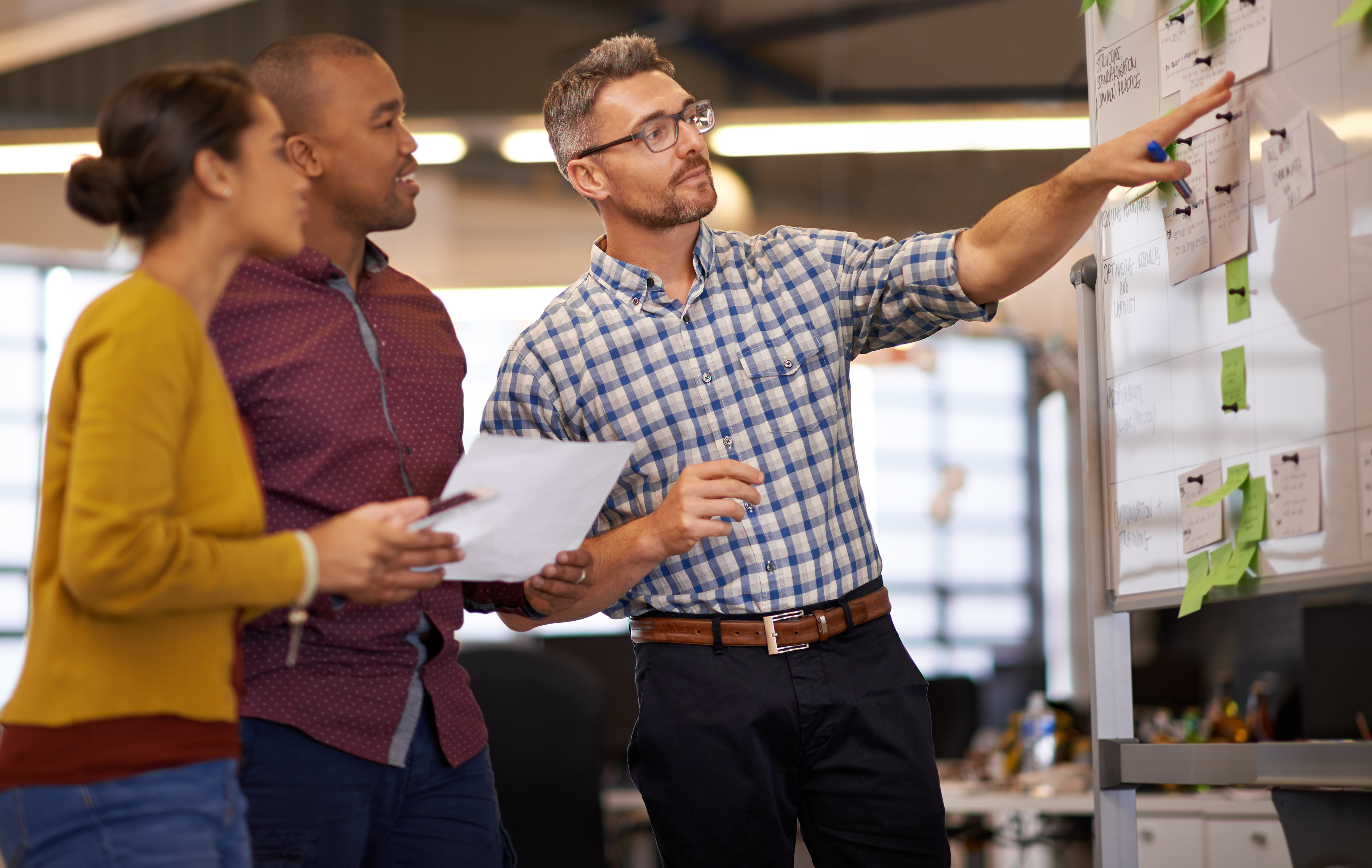 AI for Safety management discussed by a team